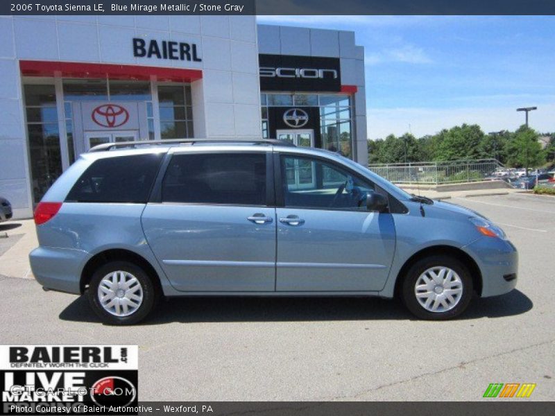 Blue Mirage Metallic / Stone Gray 2006 Toyota Sienna LE