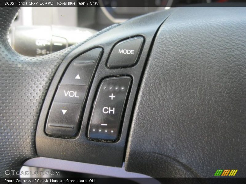 Royal Blue Pearl / Gray 2009 Honda CR-V EX 4WD