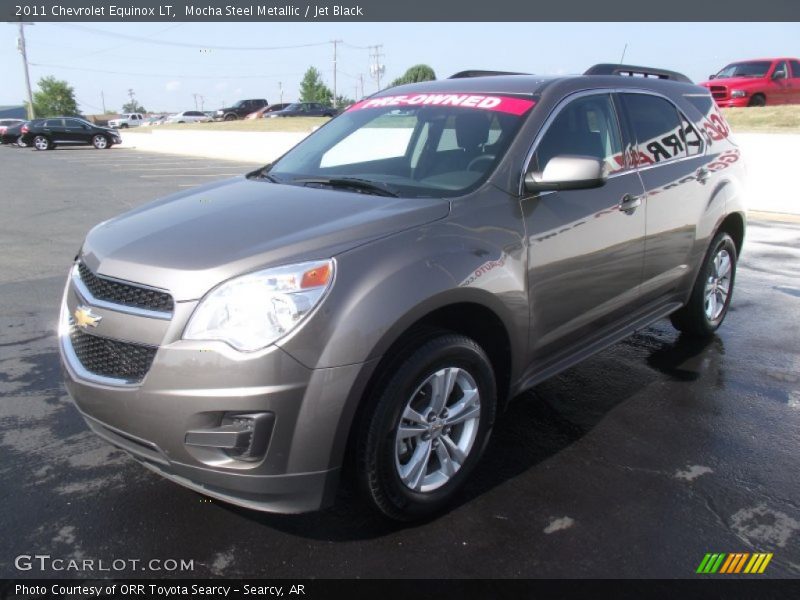 Mocha Steel Metallic / Jet Black 2011 Chevrolet Equinox LT