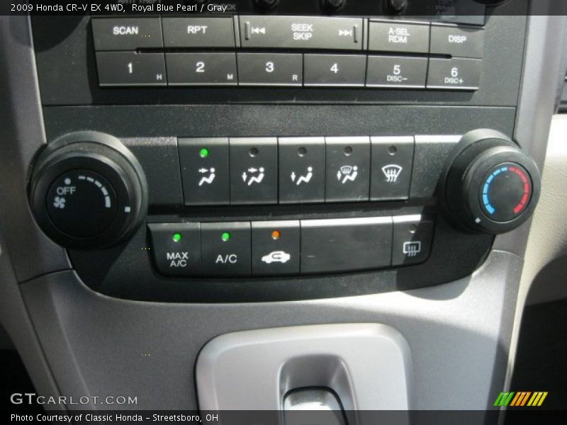 Royal Blue Pearl / Gray 2009 Honda CR-V EX 4WD