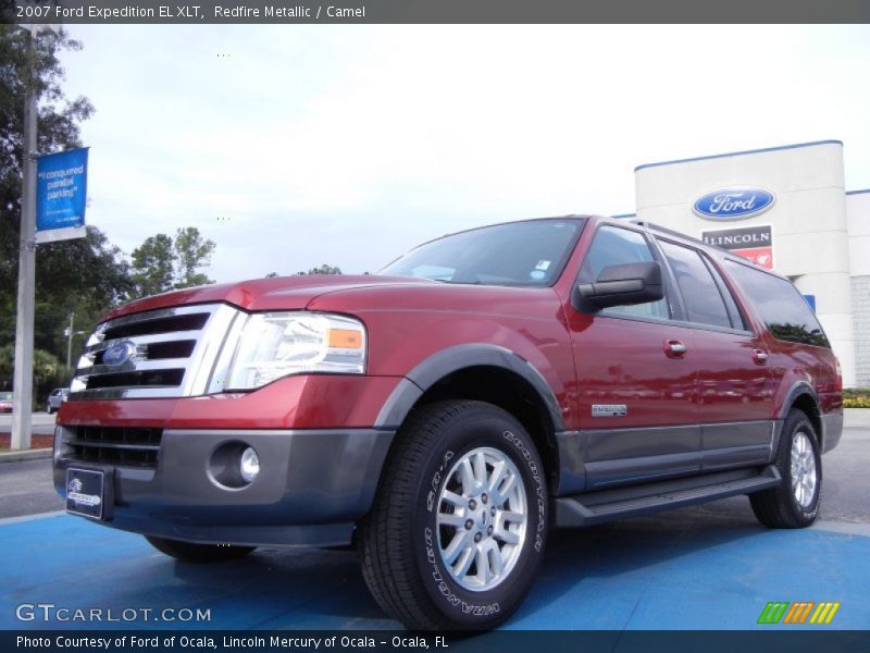 Redfire Metallic / Camel 2007 Ford Expedition EL XLT