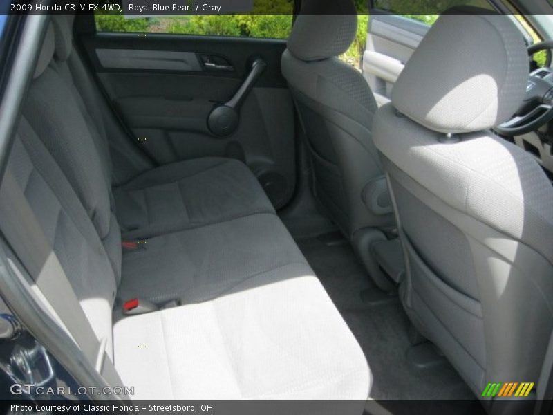 Royal Blue Pearl / Gray 2009 Honda CR-V EX 4WD