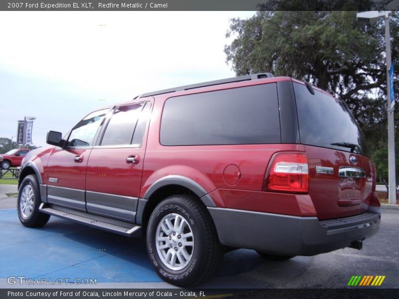 Redfire Metallic / Camel 2007 Ford Expedition EL XLT