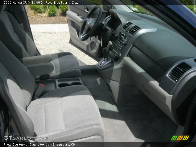 Royal Blue Pearl / Gray 2009 Honda CR-V EX 4WD