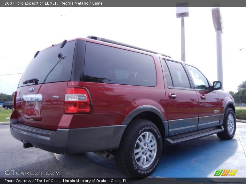 Redfire Metallic / Camel 2007 Ford Expedition EL XLT