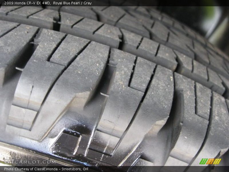 Royal Blue Pearl / Gray 2009 Honda CR-V EX 4WD