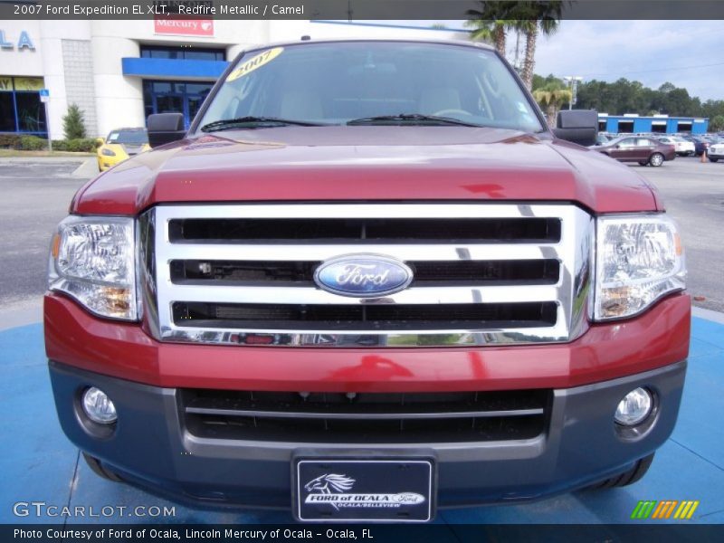 Redfire Metallic / Camel 2007 Ford Expedition EL XLT