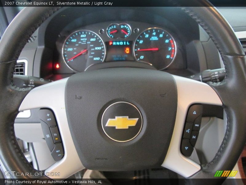 Silverstone Metallic / Light Gray 2007 Chevrolet Equinox LT