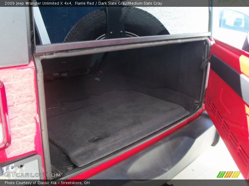 Flame Red / Dark Slate Gray/Medium Slate Gray 2009 Jeep Wrangler Unlimited X 4x4