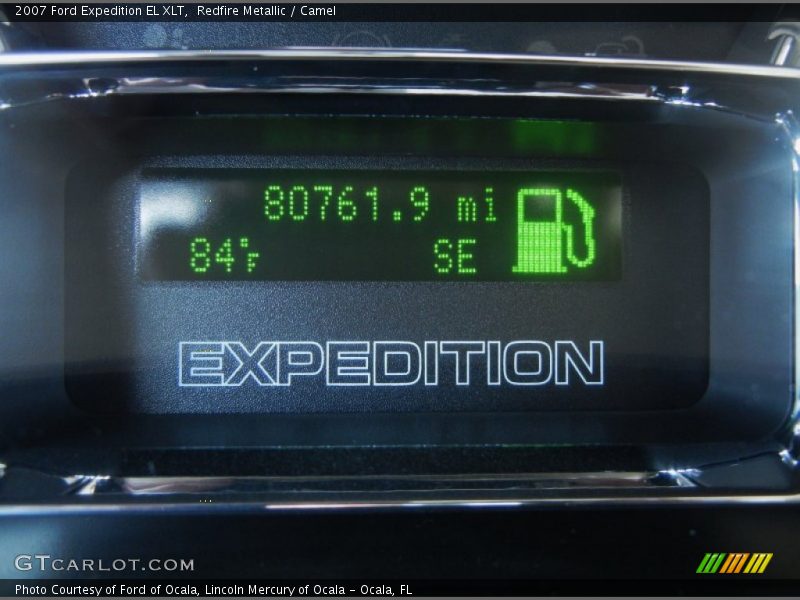 Redfire Metallic / Camel 2007 Ford Expedition EL XLT