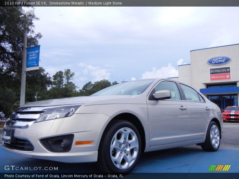 Smokestone Metallic / Medium Light Stone 2010 Ford Fusion SE V6