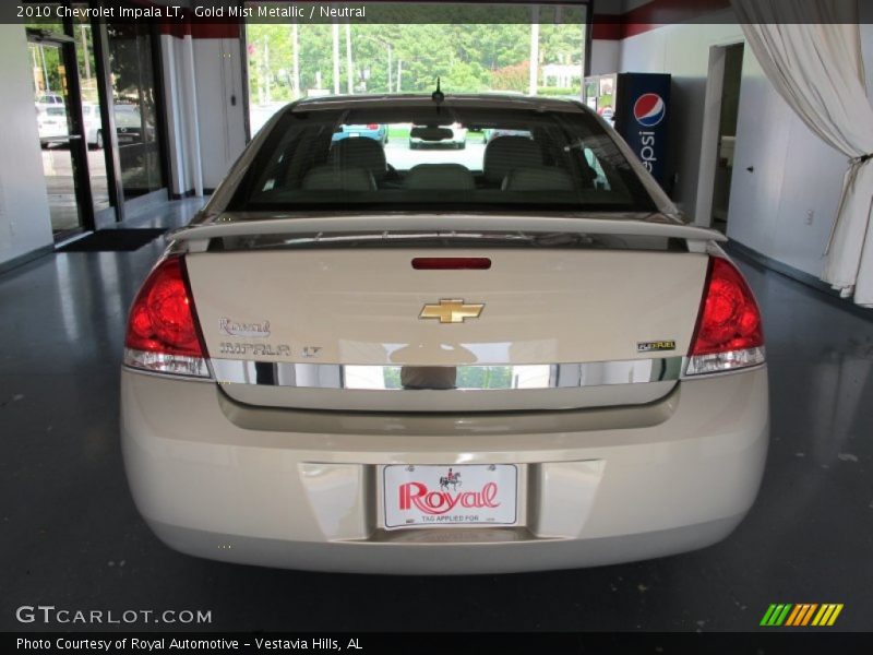 Gold Mist Metallic / Neutral 2010 Chevrolet Impala LT