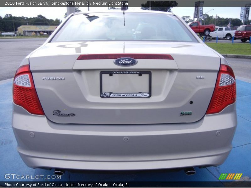 Smokestone Metallic / Medium Light Stone 2010 Ford Fusion SE V6