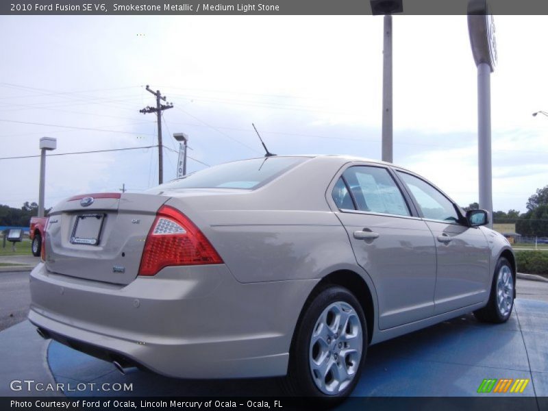 Smokestone Metallic / Medium Light Stone 2010 Ford Fusion SE V6