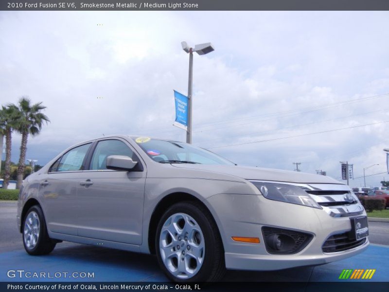 Smokestone Metallic / Medium Light Stone 2010 Ford Fusion SE V6