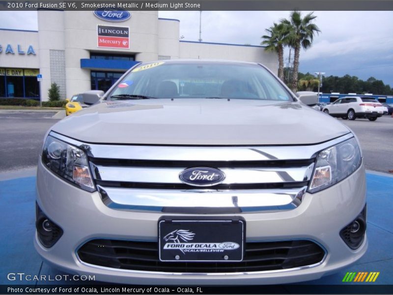 Smokestone Metallic / Medium Light Stone 2010 Ford Fusion SE V6