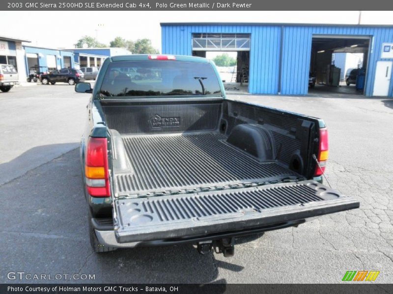 Polo Green Metallic / Dark Pewter 2003 GMC Sierra 2500HD SLE Extended Cab 4x4