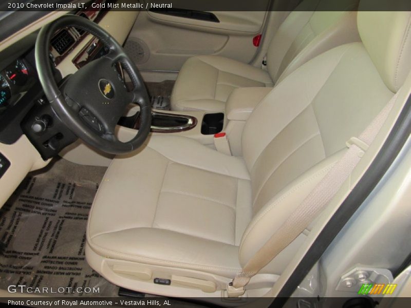 Gold Mist Metallic / Neutral 2010 Chevrolet Impala LT