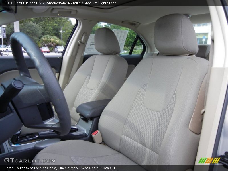 Smokestone Metallic / Medium Light Stone 2010 Ford Fusion SE V6