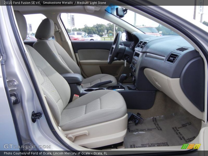 Smokestone Metallic / Medium Light Stone 2010 Ford Fusion SE V6