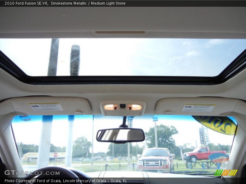 Smokestone Metallic / Medium Light Stone 2010 Ford Fusion SE V6