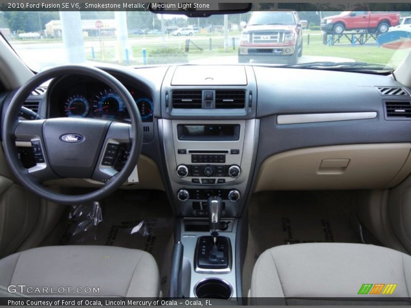 Smokestone Metallic / Medium Light Stone 2010 Ford Fusion SE V6