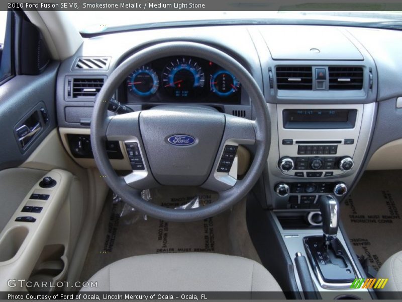 Smokestone Metallic / Medium Light Stone 2010 Ford Fusion SE V6