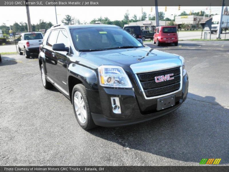 Carbon Black Metallic / Jet Black 2010 GMC Terrain SLE