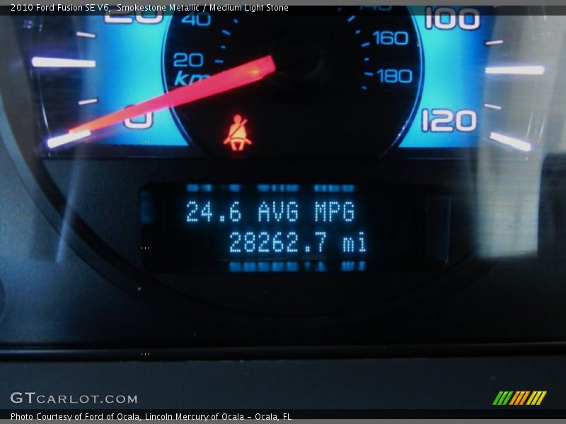 Smokestone Metallic / Medium Light Stone 2010 Ford Fusion SE V6