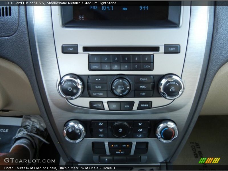 Smokestone Metallic / Medium Light Stone 2010 Ford Fusion SE V6