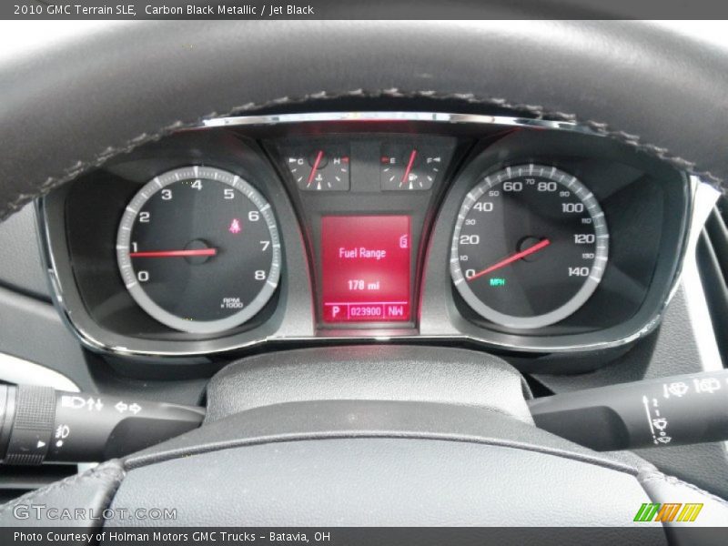 Carbon Black Metallic / Jet Black 2010 GMC Terrain SLE
