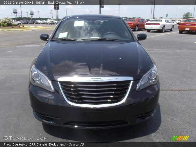 Brilliant Black Crystal Pearl / Black 2011 Chrysler 200 S