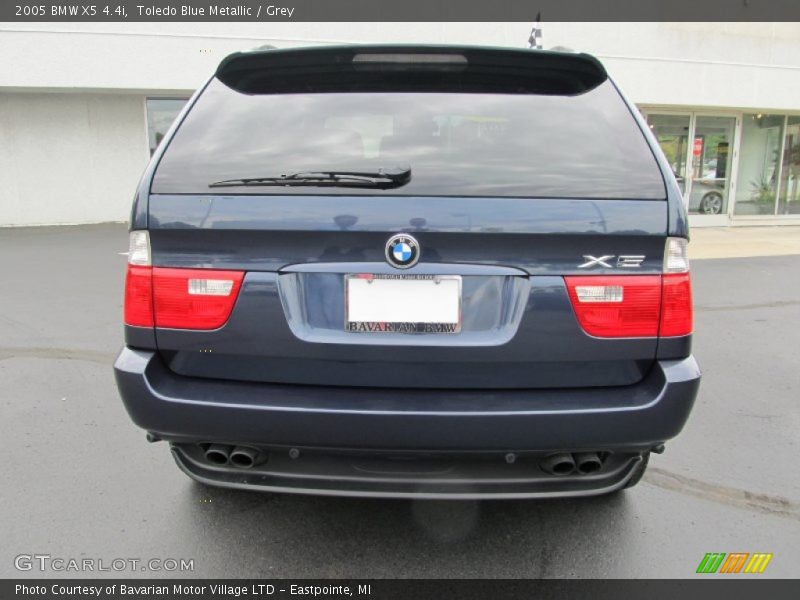 Toledo Blue Metallic / Grey 2005 BMW X5 4.4i