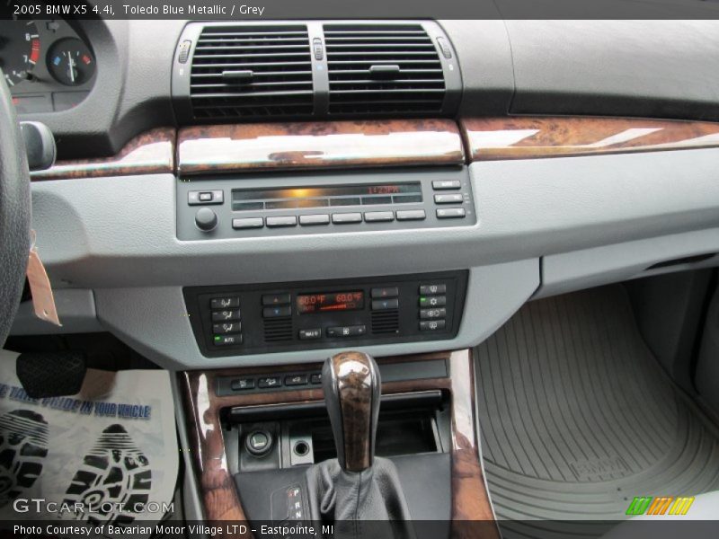 Toledo Blue Metallic / Grey 2005 BMW X5 4.4i