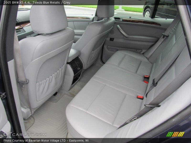 Toledo Blue Metallic / Grey 2005 BMW X5 4.4i