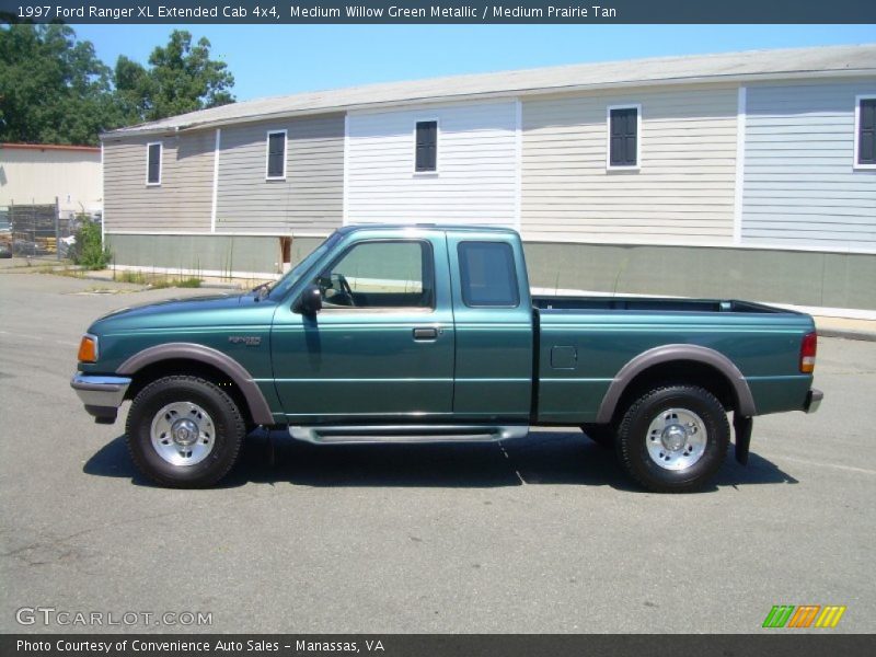  1997 Ranger XL Extended Cab 4x4 Medium Willow Green Metallic