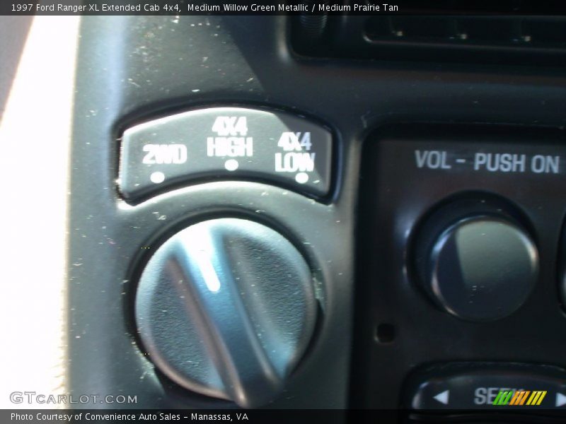 Medium Willow Green Metallic / Medium Prairie Tan 1997 Ford Ranger XL Extended Cab 4x4