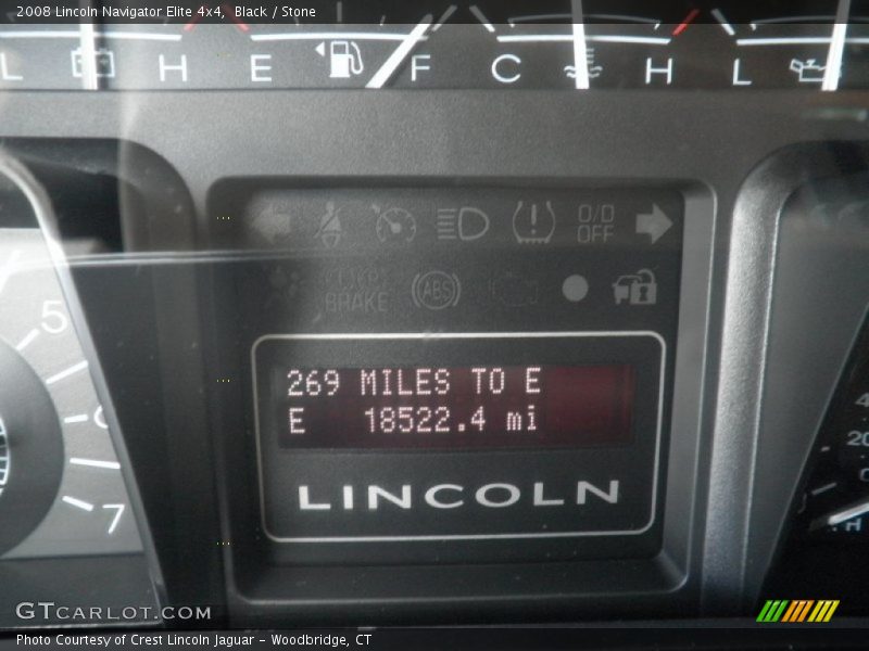 Black / Stone 2008 Lincoln Navigator Elite 4x4