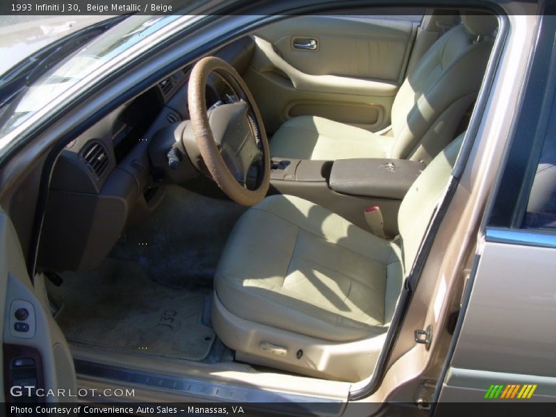 Beige Metallic / Beige 1993 Infiniti J 30