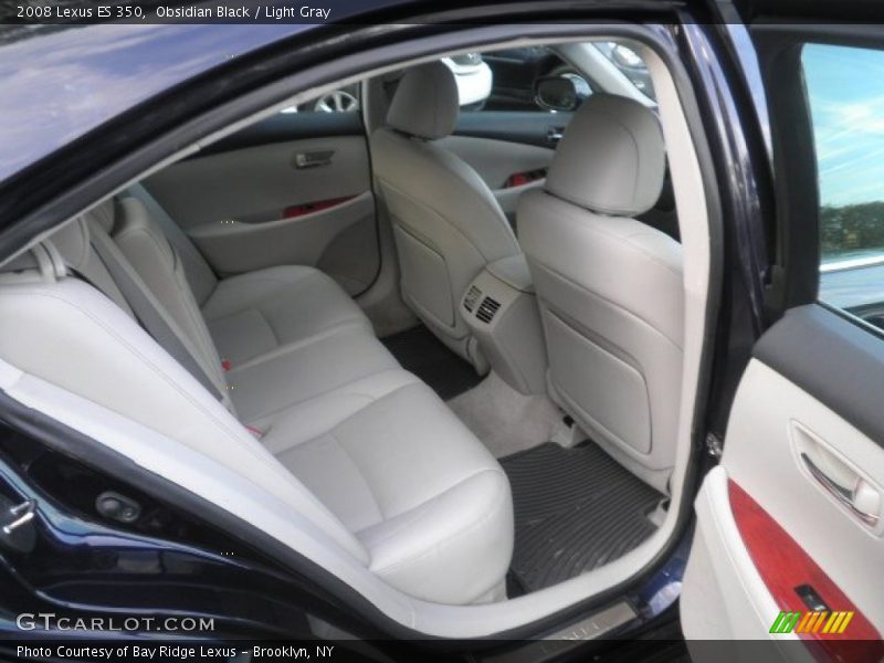 Obsidian Black / Light Gray 2008 Lexus ES 350