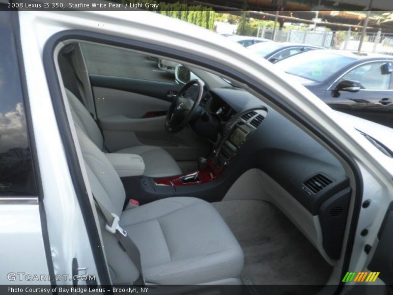 Starfire White Pearl / Light Gray 2008 Lexus ES 350