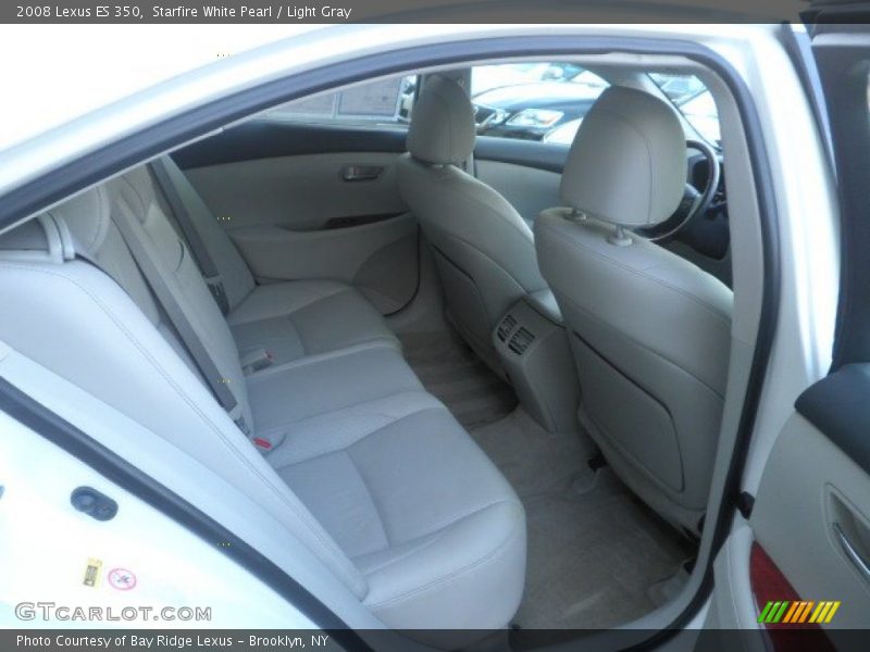 Starfire White Pearl / Light Gray 2008 Lexus ES 350