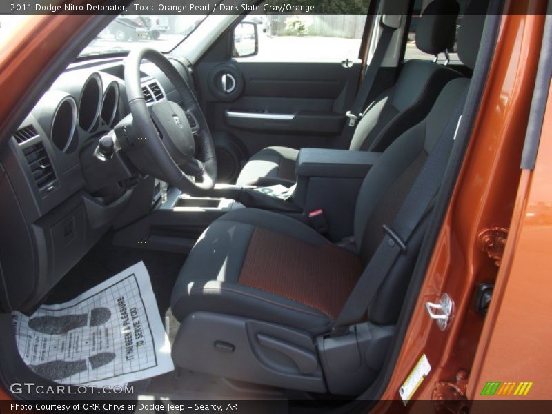  2011 Nitro Detonator Dark Slate Gray/Orange Interior