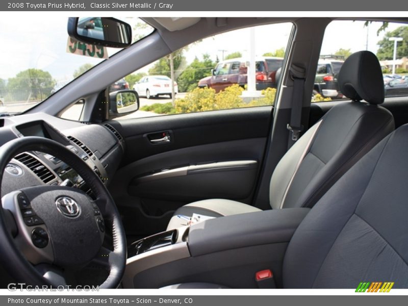 Classic Silver Metallic / Gray 2008 Toyota Prius Hybrid