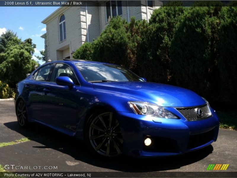 Ultrasonic Blue Mica / Black 2008 Lexus IS F