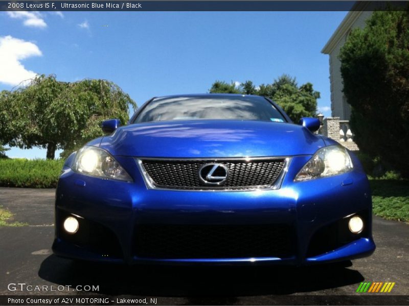 Ultrasonic Blue Mica / Black 2008 Lexus IS F