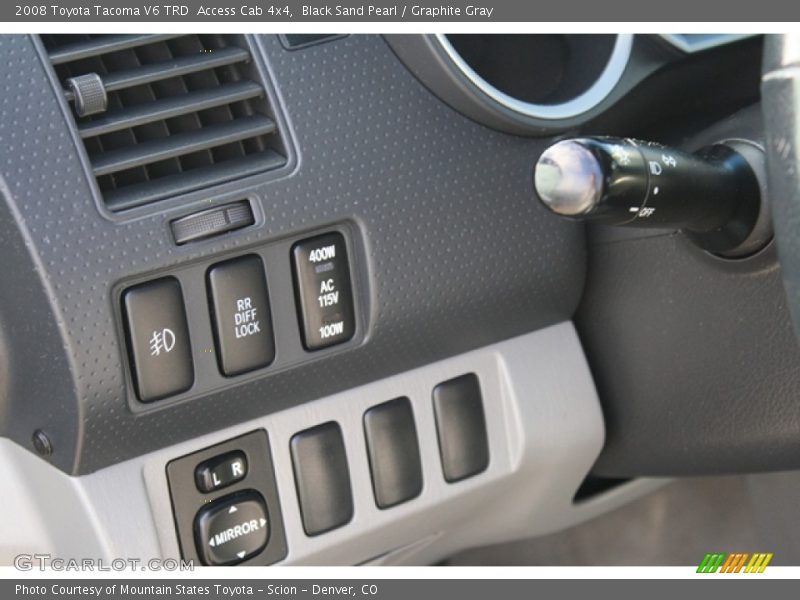 Black Sand Pearl / Graphite Gray 2008 Toyota Tacoma V6 TRD  Access Cab 4x4