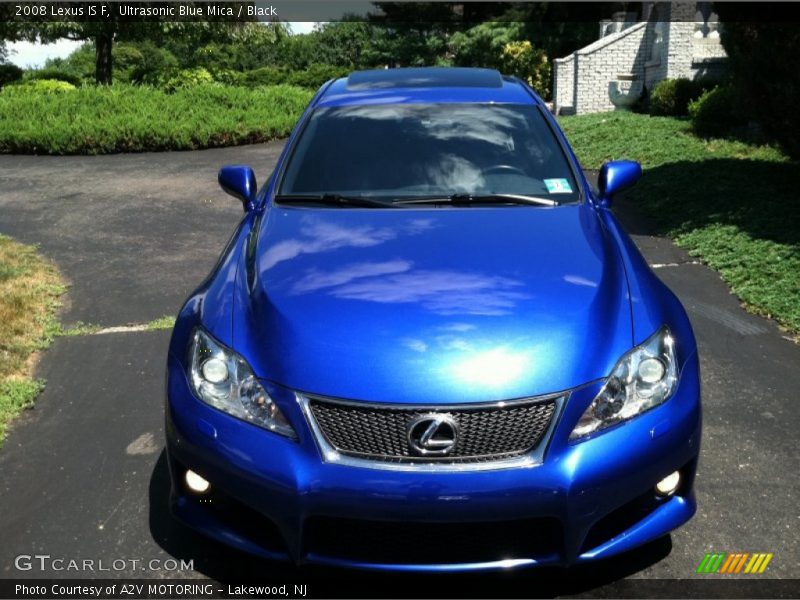 Ultrasonic Blue Mica / Black 2008 Lexus IS F