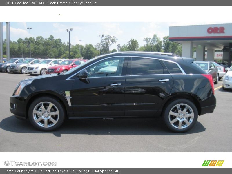 Black Raven / Ebony/Titanium 2011 Cadillac SRX FWD