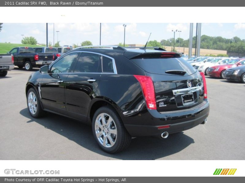 Black Raven / Ebony/Titanium 2011 Cadillac SRX FWD